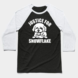 Justice For Ted Cruz's Poodle Snowflake Baseball T-Shirt